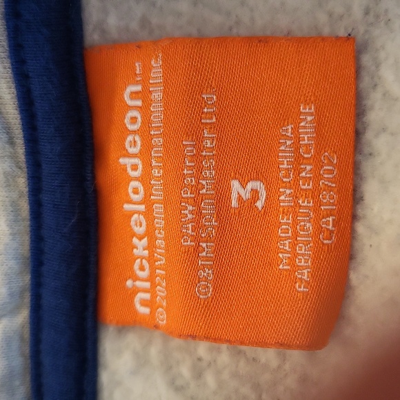 Paw Patrol Chase zip up hoodie - Picture 3 of 4